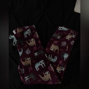 Secret Treasures sloth pajama pants